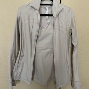 Lululemon Define Jacket, Cream, Size 10